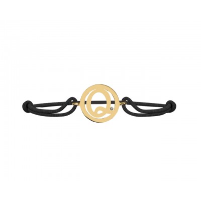 Alphabet Q Gold Bracelet